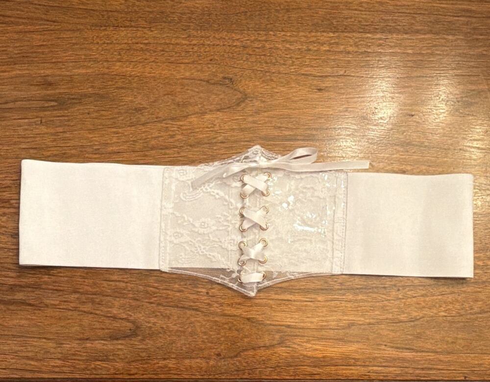 Women's Corset Belt with Snaps Waist Cincher Whimsygoth Gothic Steampunk Fairy